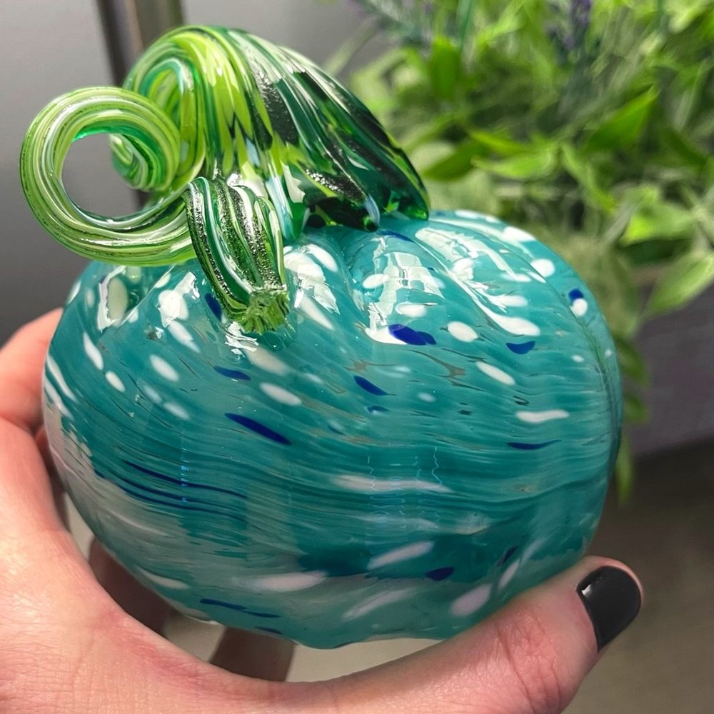 Decorative Glass Pumpkin